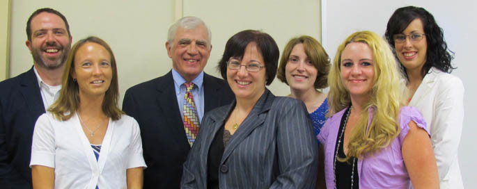 Pictured are the graduating seniors of the 2012 Master of Science in environmental studies class.