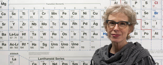 Pictured is Kathleen Puskar, associate professor of mechanical engineering technology.