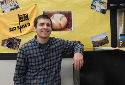 Pictured is Simon Huff, Point Park education alumnus and high school teacher at Lower Kuskokwim School District in Goodnews Bay, Alaska. | Photo by Christina Huff