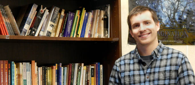 Pictured is Simon Huff, Point Park education alumnus and high school teacher at Lower Kuskokwim School District in Goodnews Bay, Alaska. | Photo by Christina Huff