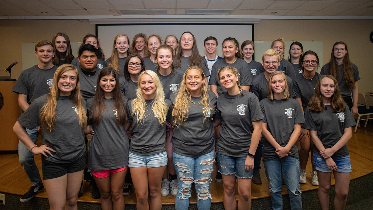 Pictured are attendees at the 2019 CSI High School Summer Camp. Photo by Hannah Johnston