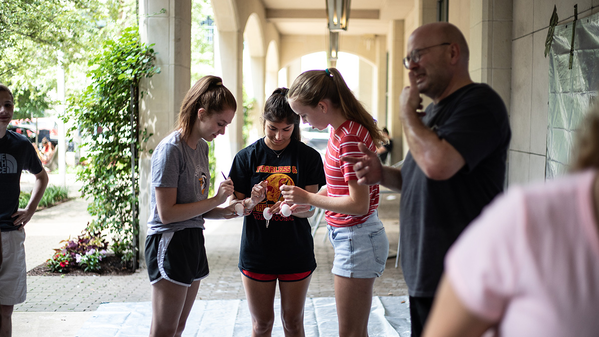 Pictured are attendees at the 2019 CSI High School Summer Camp. Photo by Hannah Johnston