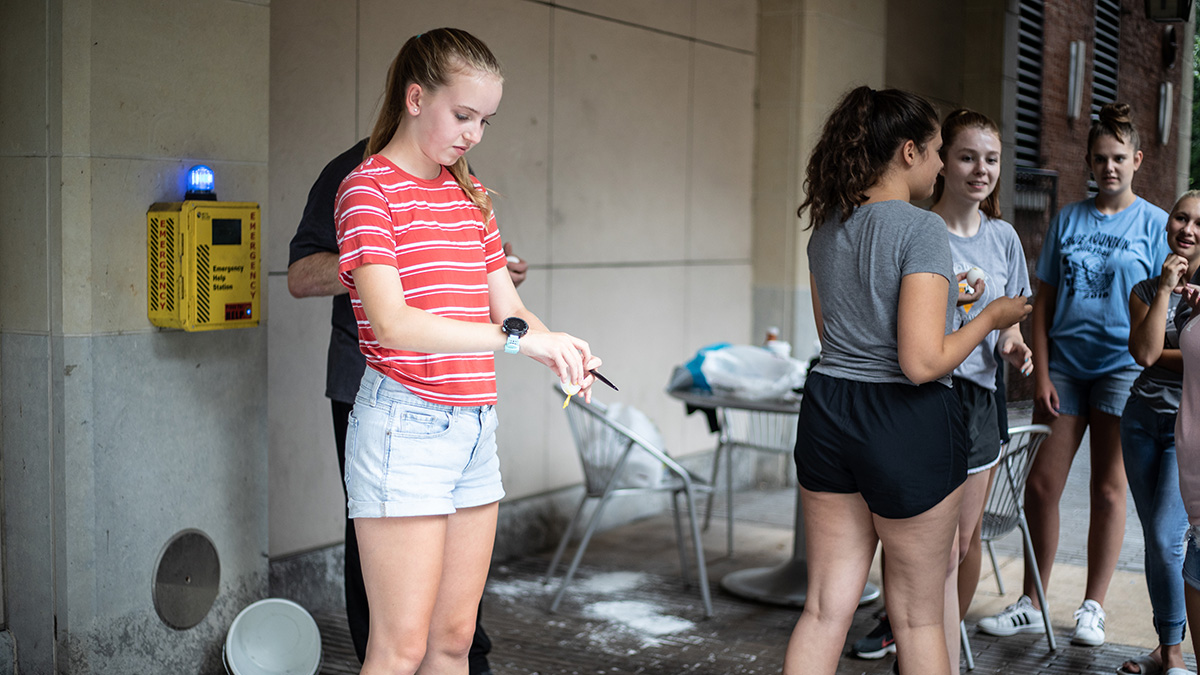 Pictured are attendees at the 2019 CSI High School Summer Camp. Photo by Hannah Johnston