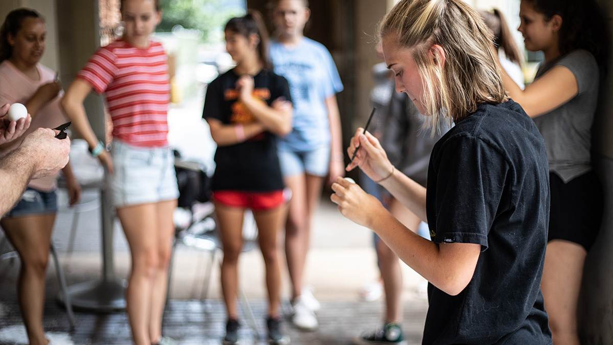 Pictured are attendees at the 2019 CSI High School Summer Camp. Photo by Hannah Johnston