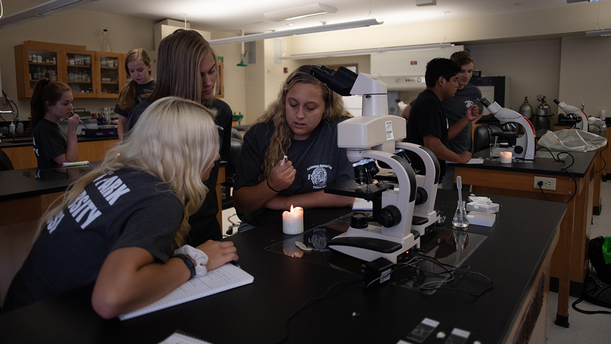 Pictured are attendees at the 2019 CSI High School Summer Camp. Photo by Hannah Johnston