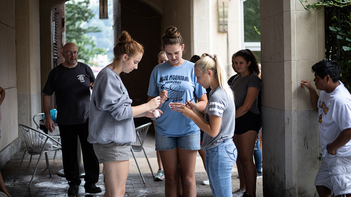 Pictured are attendees at the 2019 CSI High School Summer Camp. Photo by Hannah Johnston