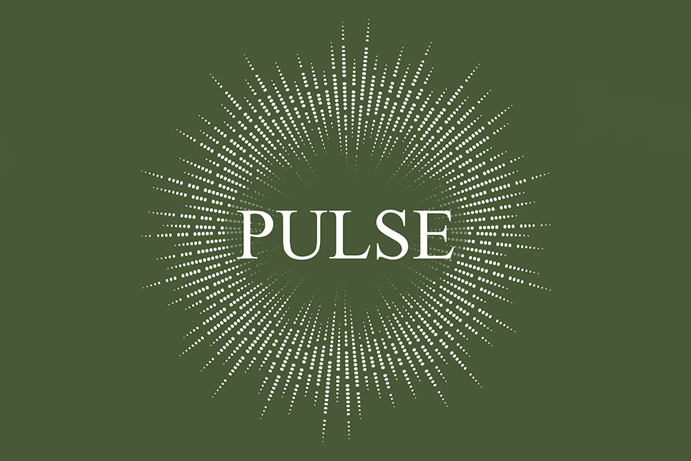 The logo for Pulse, Point Park University's student run literary magazine