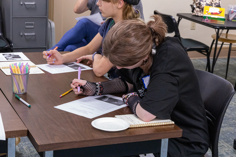 Pictured are students at the 2026 Creative Writing Camp at Point Park University.