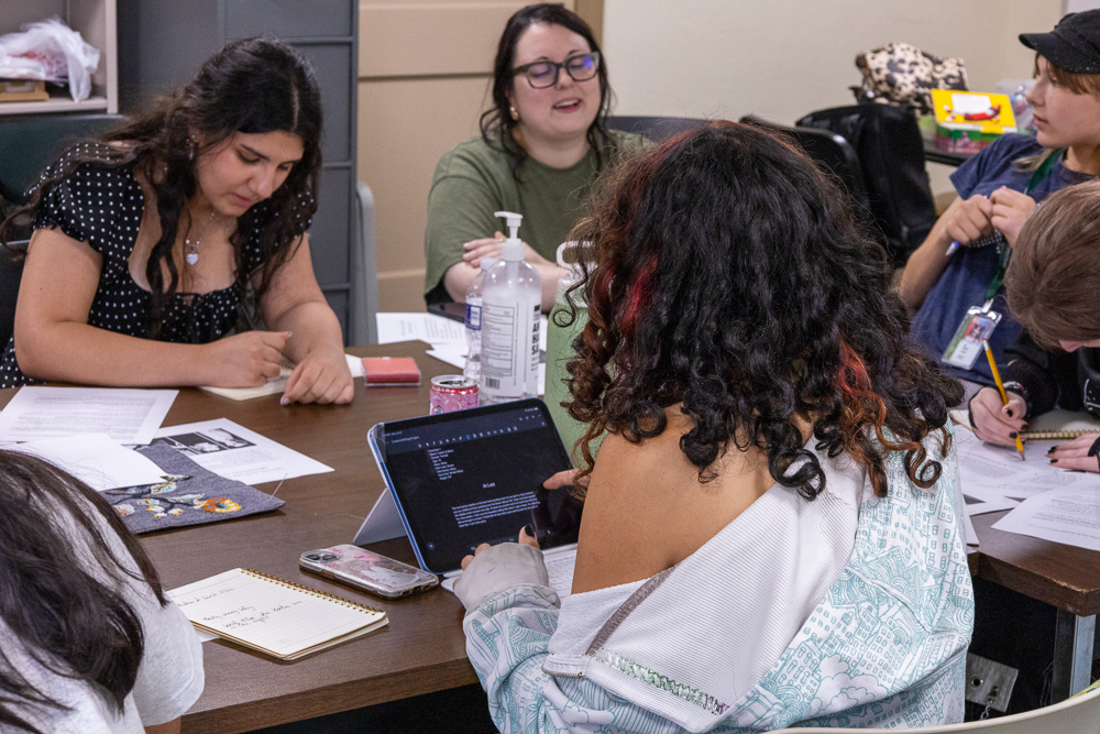 Pictured are students at the 2026 Creative Writing Camp at Point Park University.