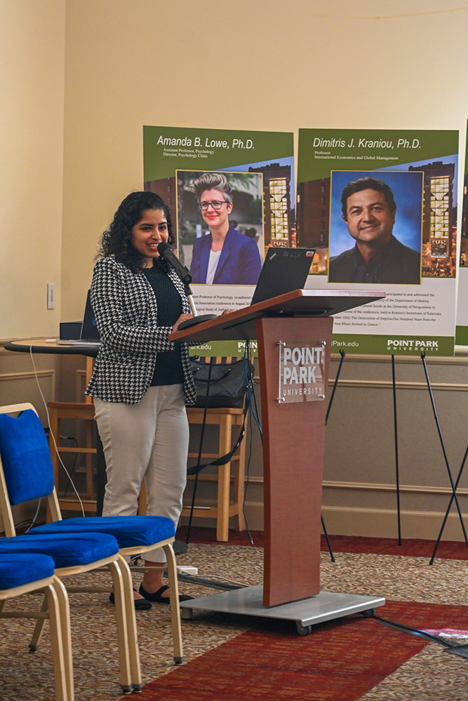 Pictured is Shamayeta Bhattacharya. Photo by Joey Bova.