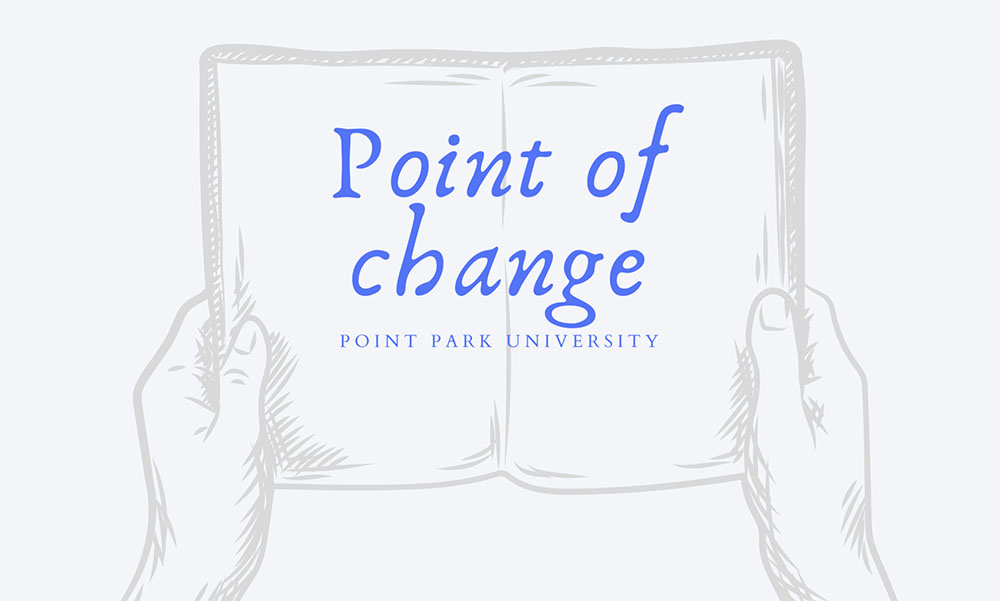 Pictured is the Point of Change magazine logo. Submitted.