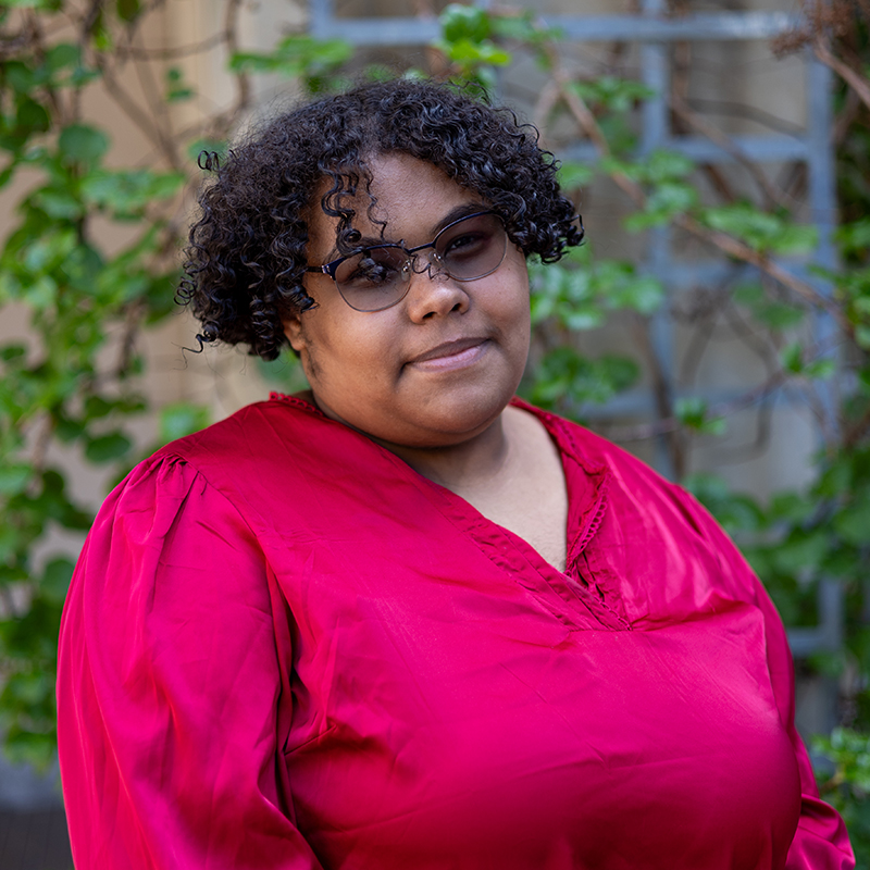 Pictured is Sienna Wraith, a student at Point Park University.