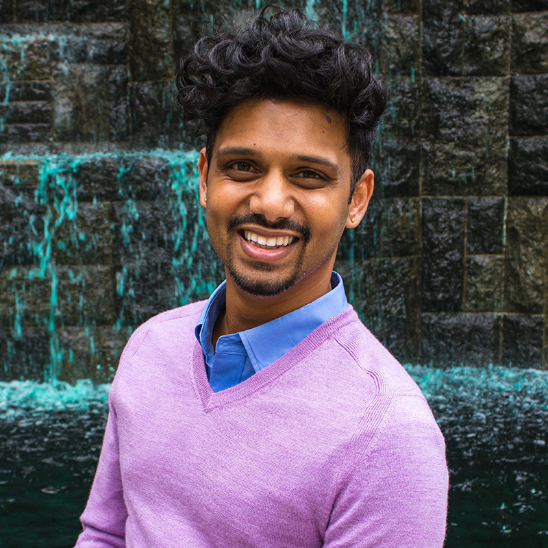 Pictured is Esrom Williams Jr., a doctoral candidate at Point Park University.