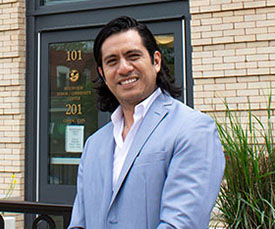 Pictured is M.B.A. alumnus Guillermo Velazquez. Photo by Brandy Richey
