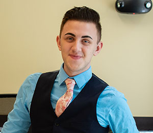 Pictured is co-op student Jeremiah Rolon. Photo by Brandy Richey