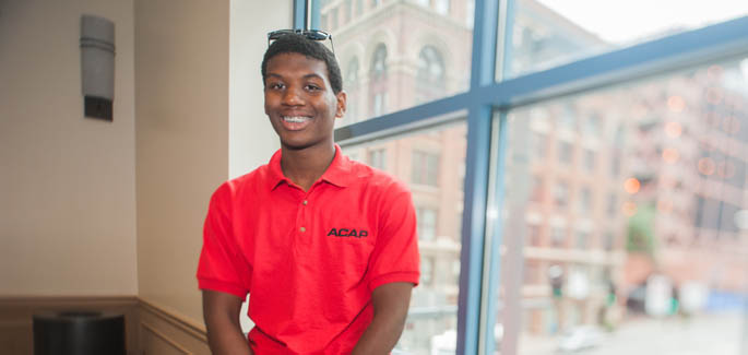 Pictured is John Colbert, a senior at Beaver Falls High Schooll. | Photo by Chris Rolinson