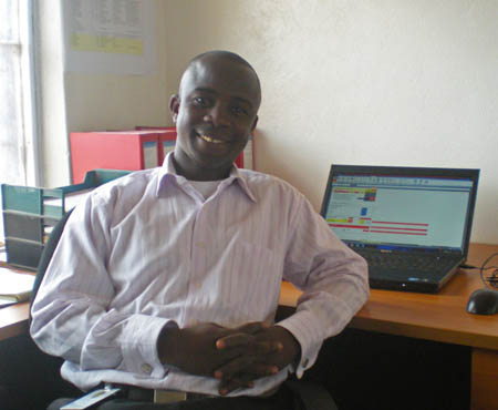 Pictured is international M.B.A. alum Alphonse Tounkara from Guinea, West Africa. | Photo submitted by Tounkara