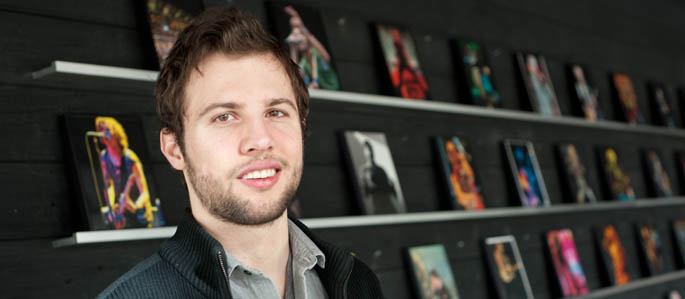 Pictured is sport, arts and entertainment management alum and Stage AE box office supervisor, Jeremy Olson. | Photo by Chris Rolinson