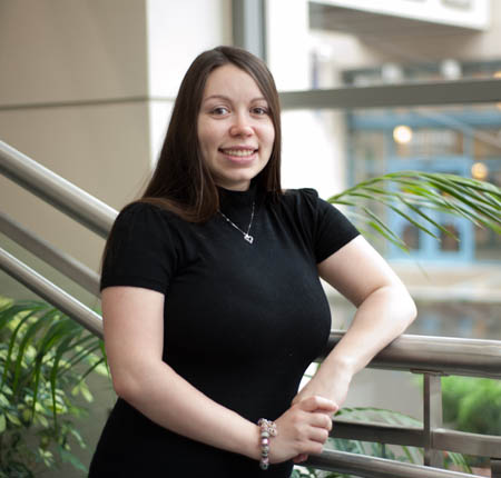 Pictured is accounting student and PICPA scholarship winner Melinda Brake. | Photo by Chris Rolinson