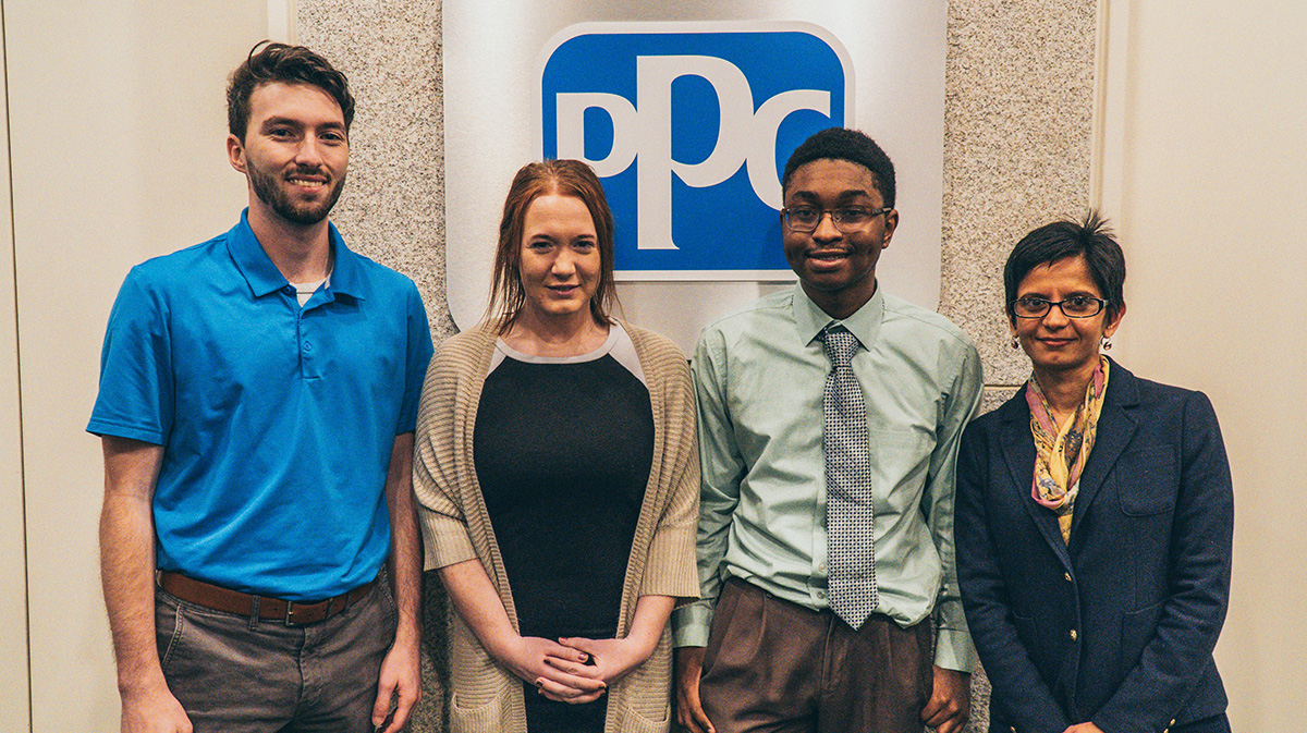 Pictured is the Advanced Accounting Fall 2019 at PPG. Photo by Emma Federkeil