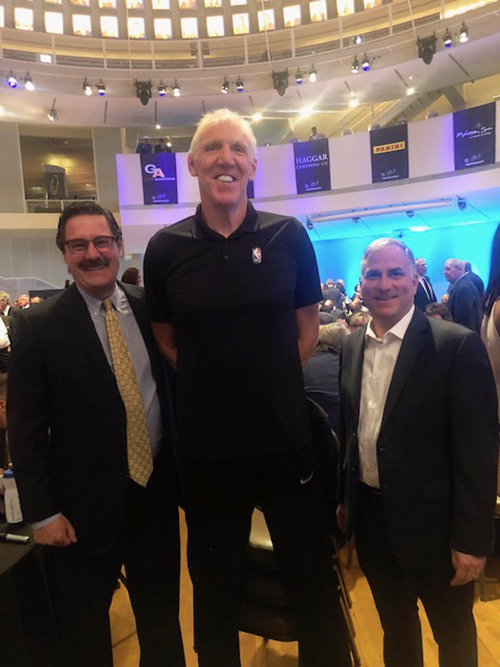 Left to right are Bob Derda, Bill Walton and Steve Tanzilli.