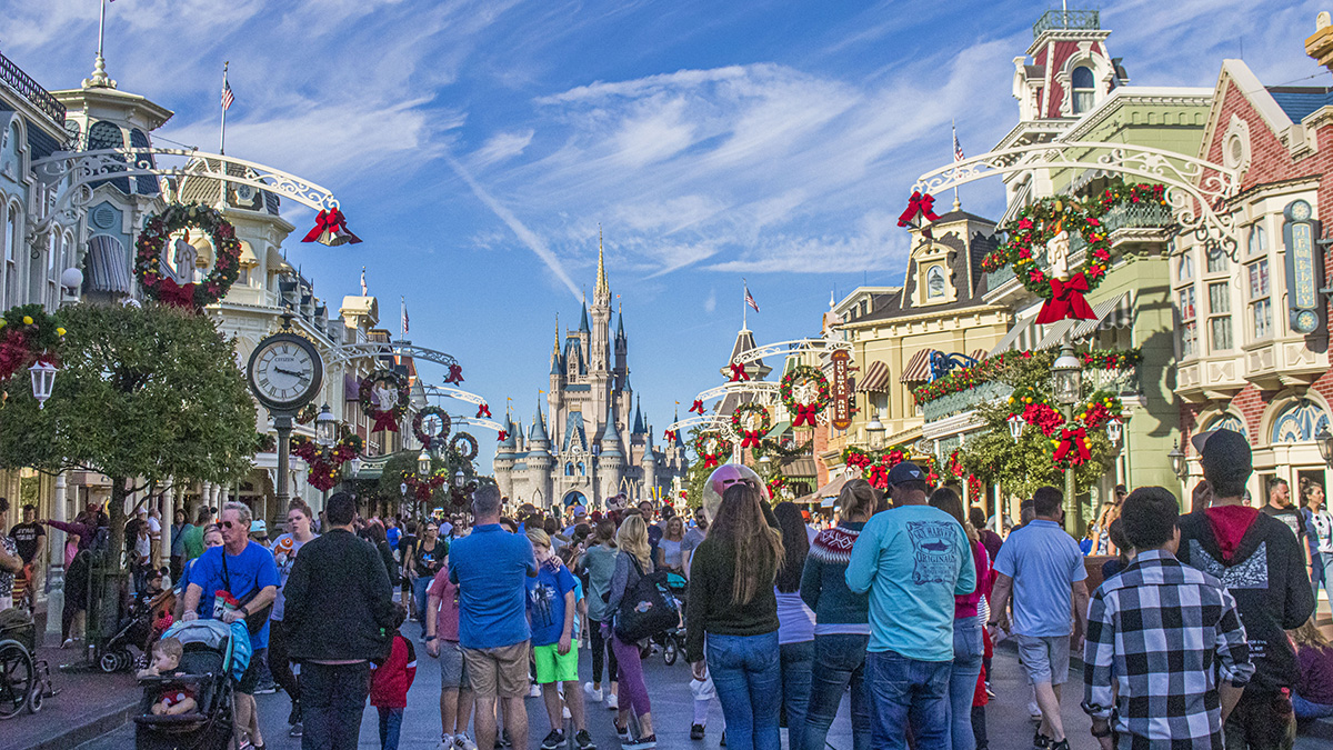 Pictured are Point Park students on the Disney Leadership Seminar trip. Photo by Alexander Grubbs