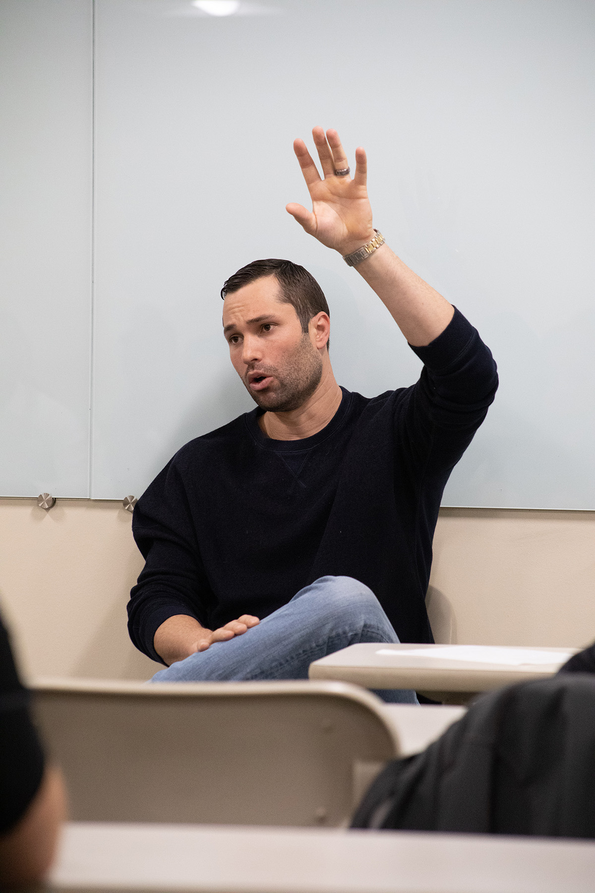 Pictured are MLB players Neil Walker and Don Kelly. Photo by Hannah Johnston