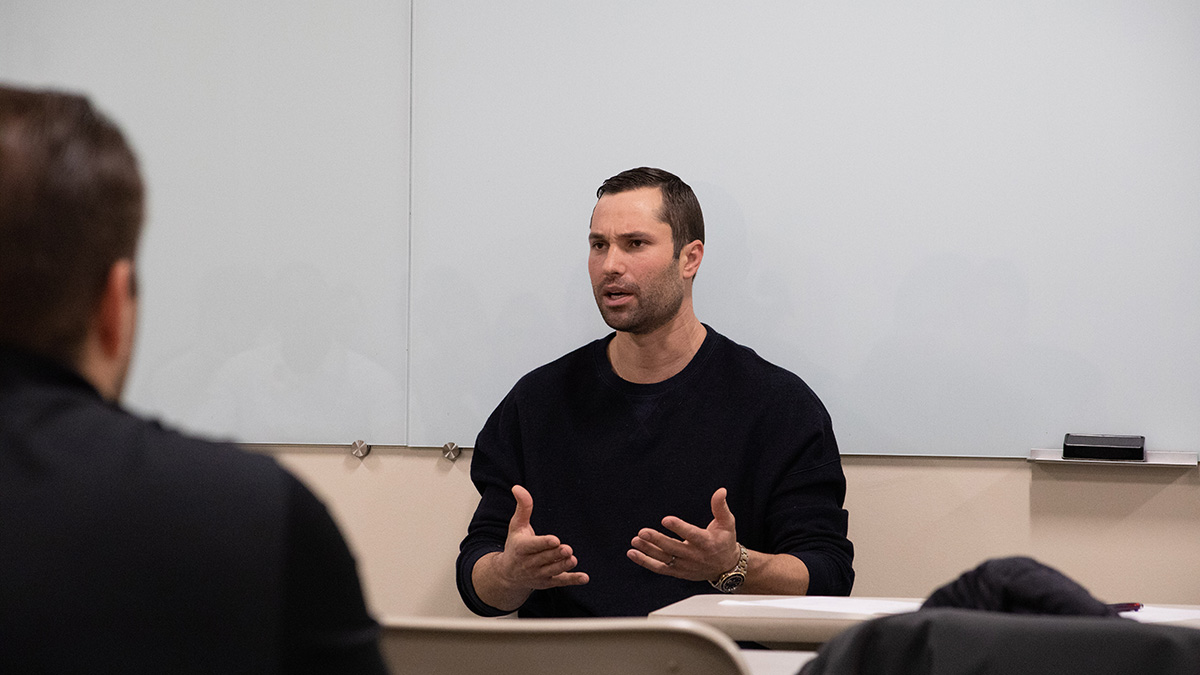 Pictured are MLB players Neil Walker and Don Kelly. Photo by Hannah Johnston