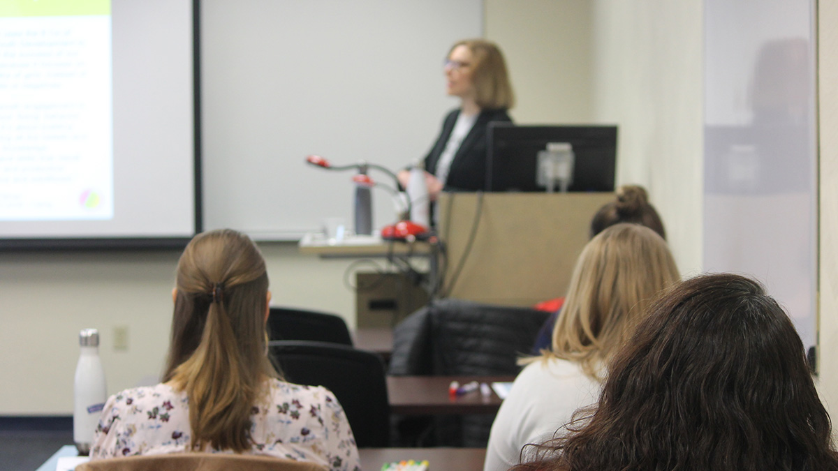 Pictured is the 2020 International Women's Day event at Point Park University. Photo by Mikayla Torrence.