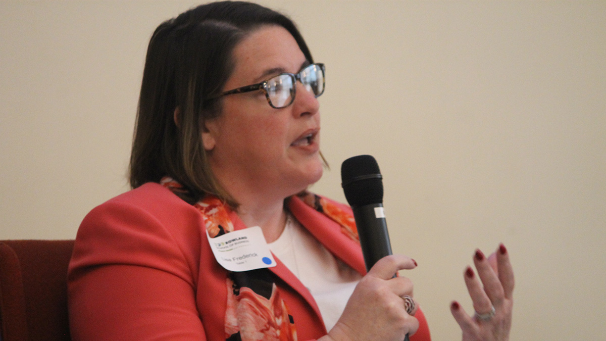 Pictured is the 2020 International Women's Day event at Point Park University. Photo by Mikayla Torrence.