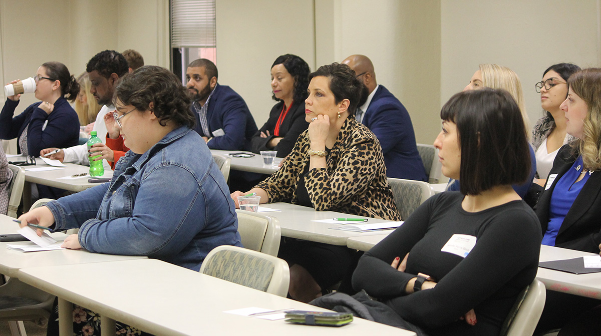 Pictured is the 2020 International Women's Day event at Point Park University. Photo by Mikayla Torrence.