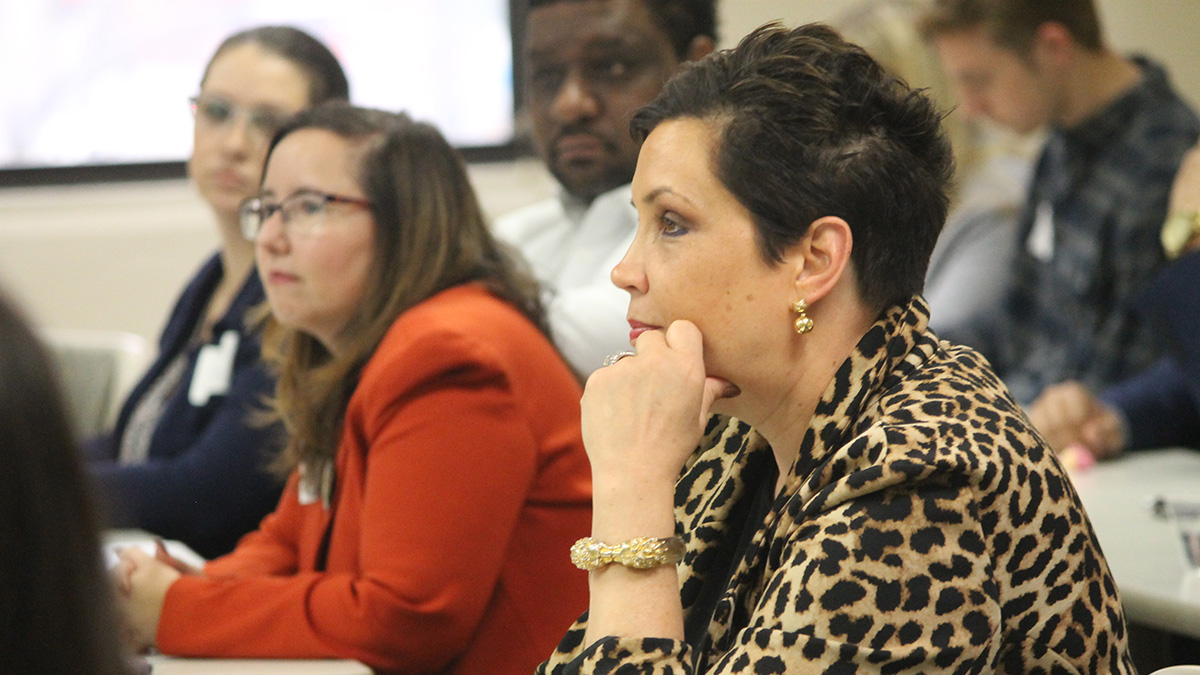 Pictured is the 2020 International Women's Day event at Point Park University. Photo by Mikayla Torrence.