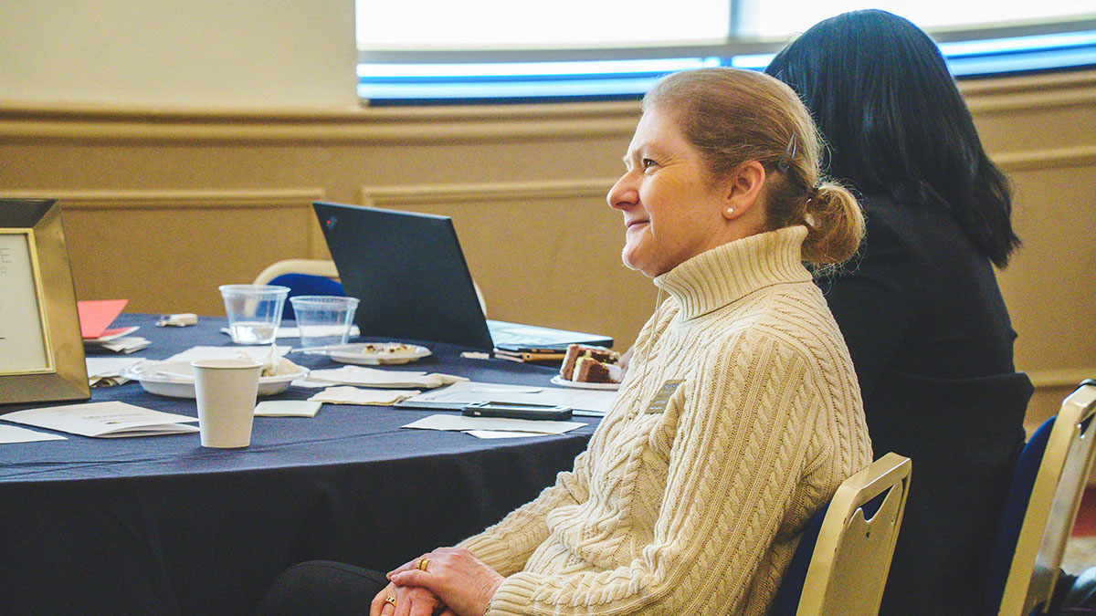 Pictured is the 2020 International Women's Day event at Point Park University. Photo by Emma Federkeil.