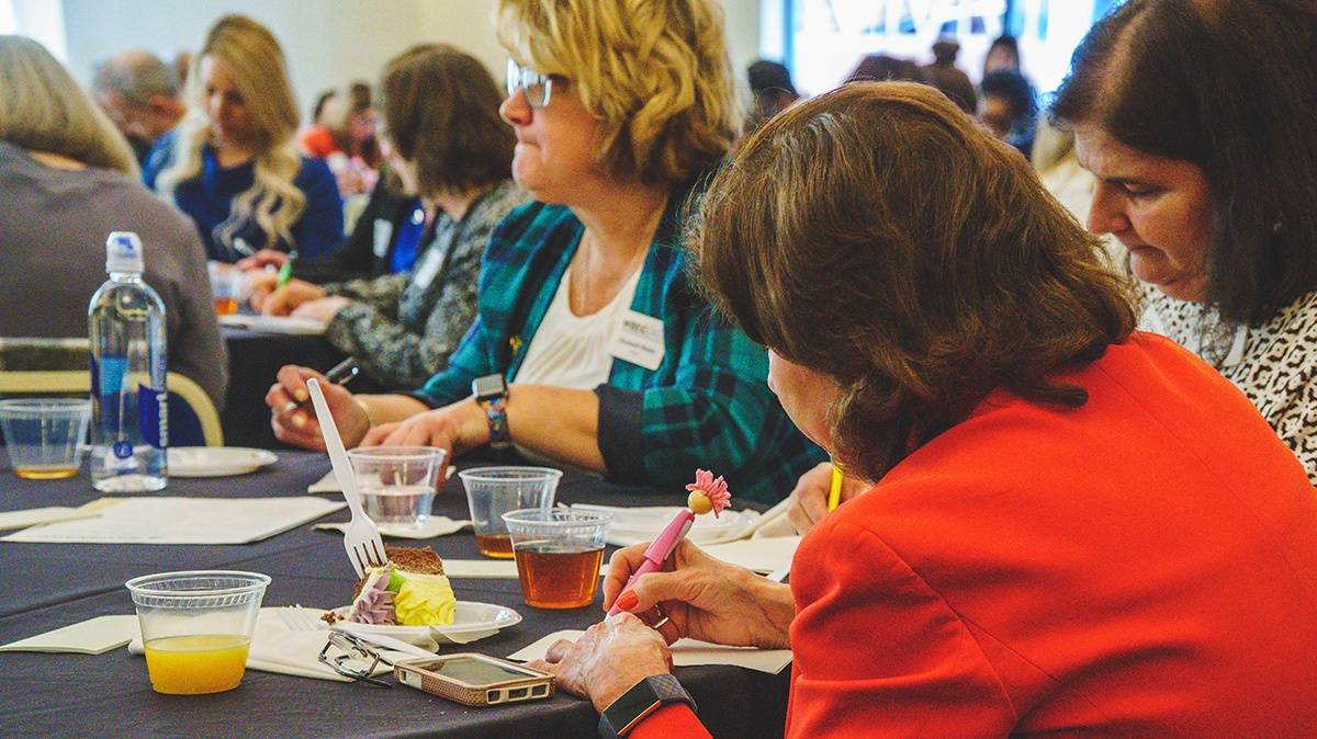 Pictured is the 2020 International Women's Day event at Point Park University. Photo by Emma Federkeil.