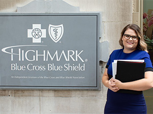Pictured is accounting alumna Kelsey Diss. Photo by Nick Koehler.