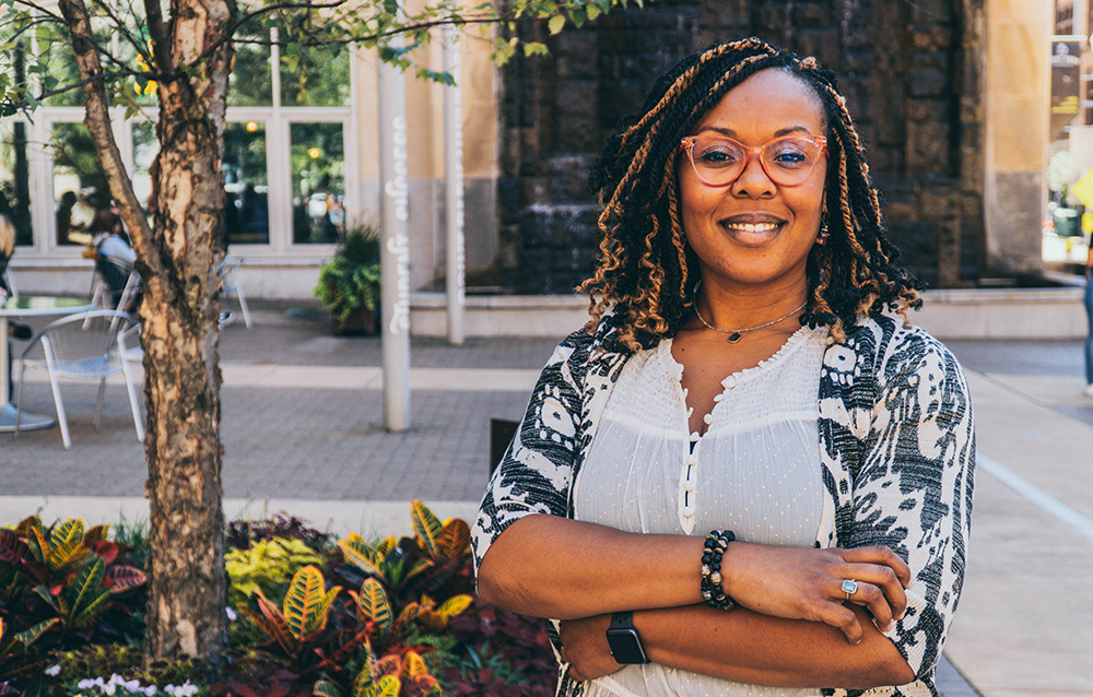 Pictured is SAEM Assistant Professor Kendra Ross. Photo by Emma Federkeil