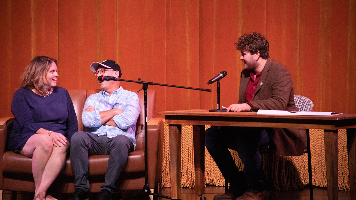 Pictured is the Point Blank Comedy Club event on Oct. 5, 2019. Photo by Hannah Johnston