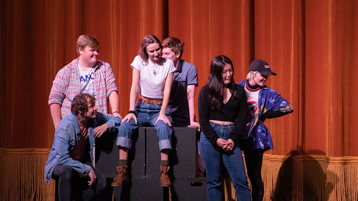 Pictured is the Point Blank Comedy Club event on Oct. 5, 2019. Photo by Hannah Johnston