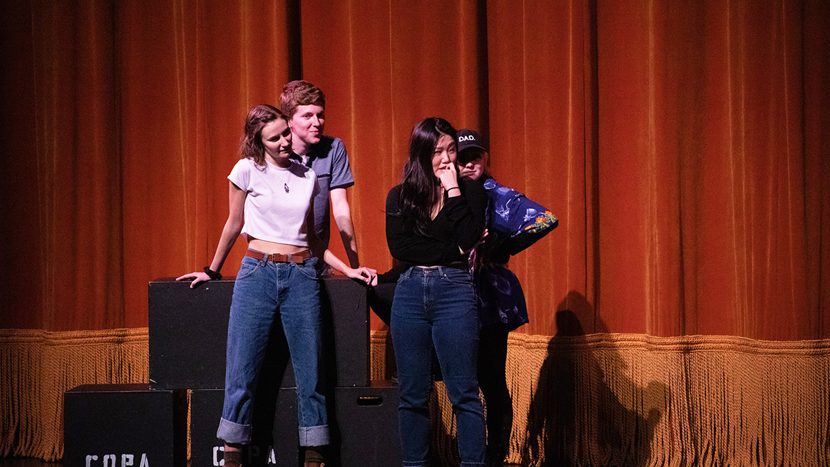 Pictured is the Point Blank Comedy Club event on Oct. 5, 2019. Photo by Hannah Johnston