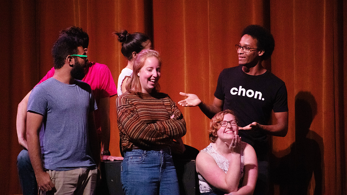 Pictured is the Point Blank Comedy Club event on Oct. 5, 2019. Photo by Hannah Johnston