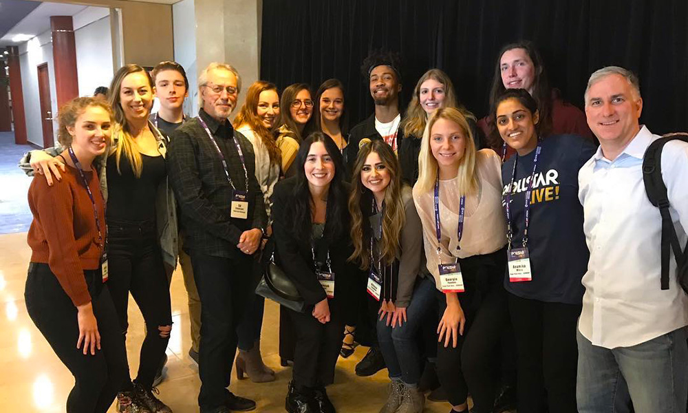Pictured are SAEM students at the 2019 Pollstar Live! Conference. Photo submitted by Ed Traversari