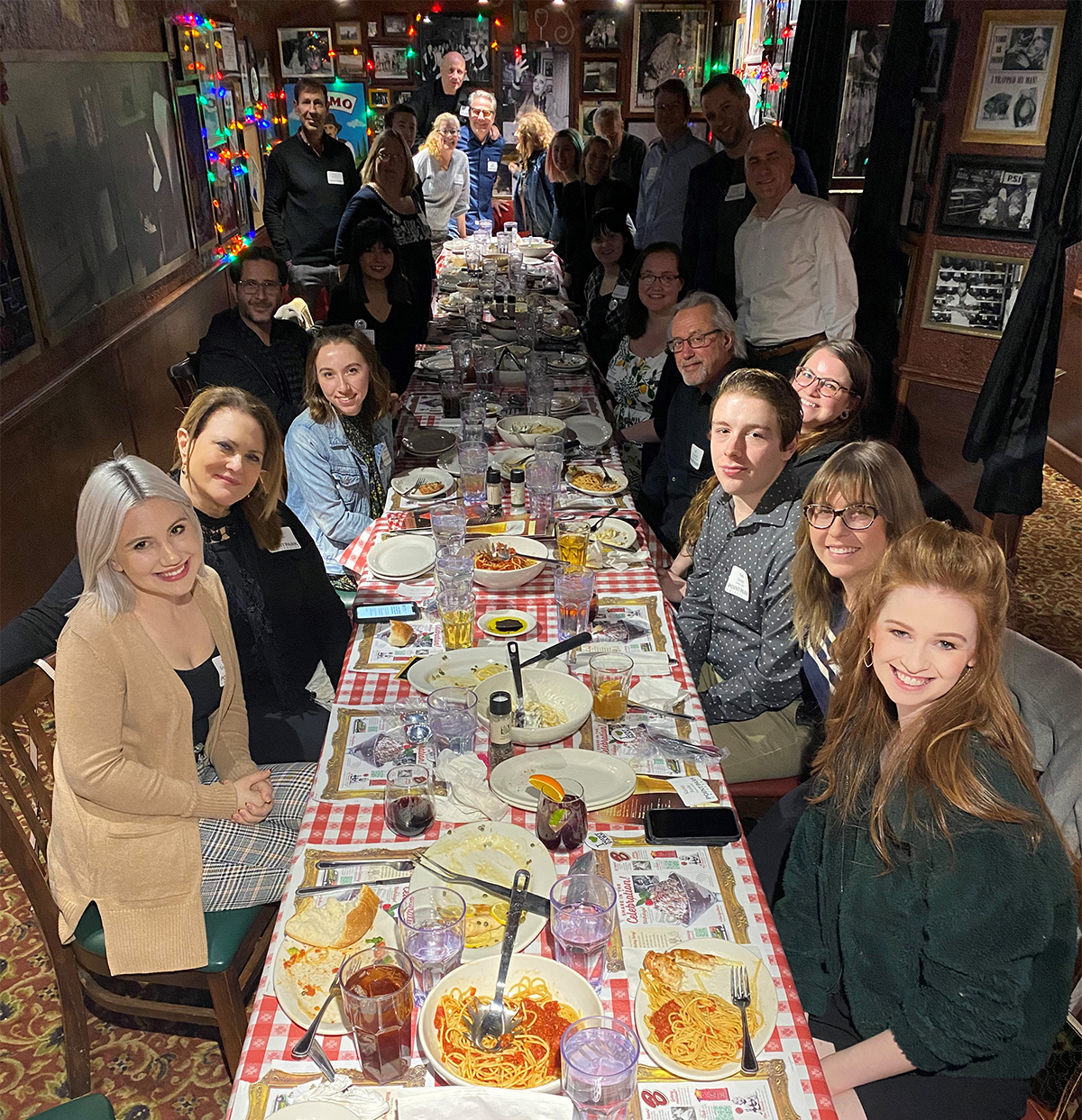 Pictured are SAEM students at the Pollstar LIVE 2020 conference.