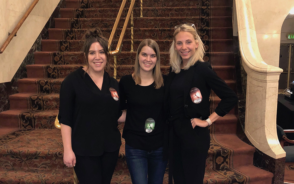 Pictured left to right are Morgan Day, Julie Bowser and Georgia Fowkes