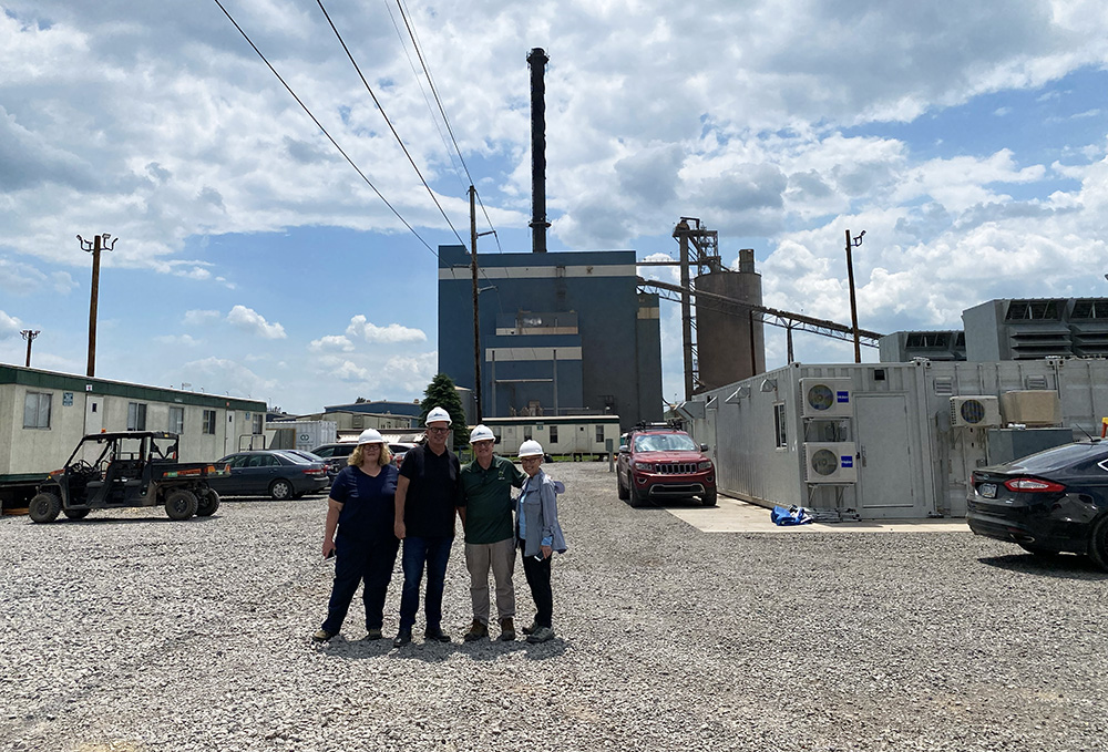 Pictured from right to left are Cheryl Clark, Lee Sullenger, Kit Mueller and Angela Isaac.