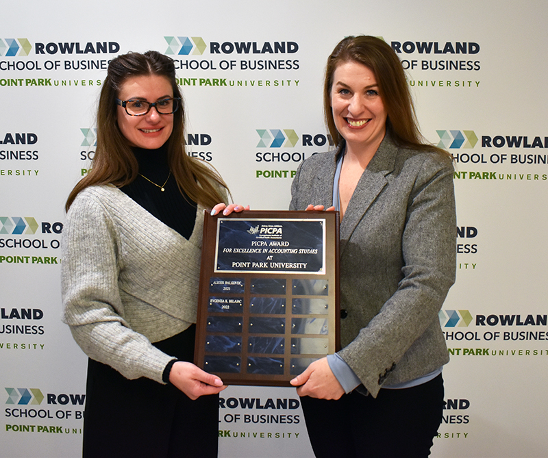 Pictured are Evgeniia Belajac and Jennifer Cryder. Photo by Nicole Chynoweth.