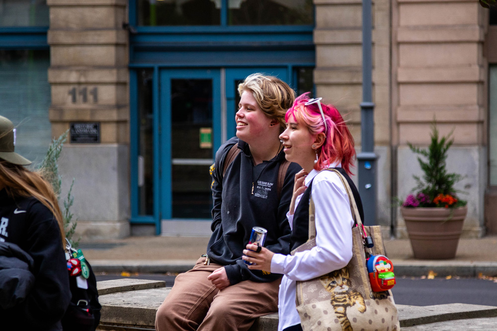 Students celebrating school spirit at the Follow the Herd pep rally.