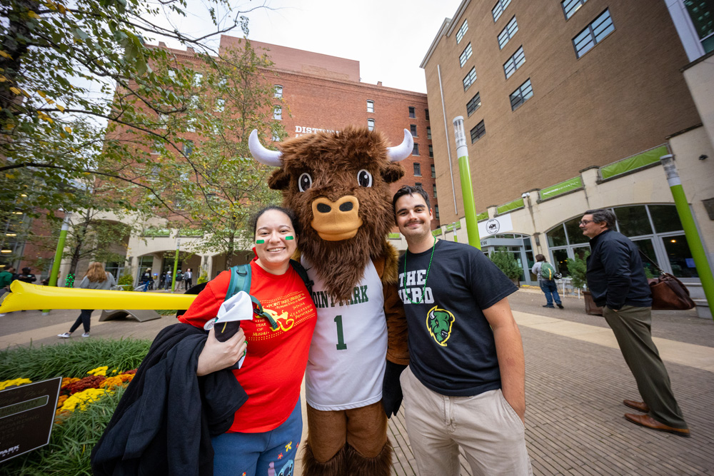 Students celebrating school spirit at the Follow the Herd pep rally.
