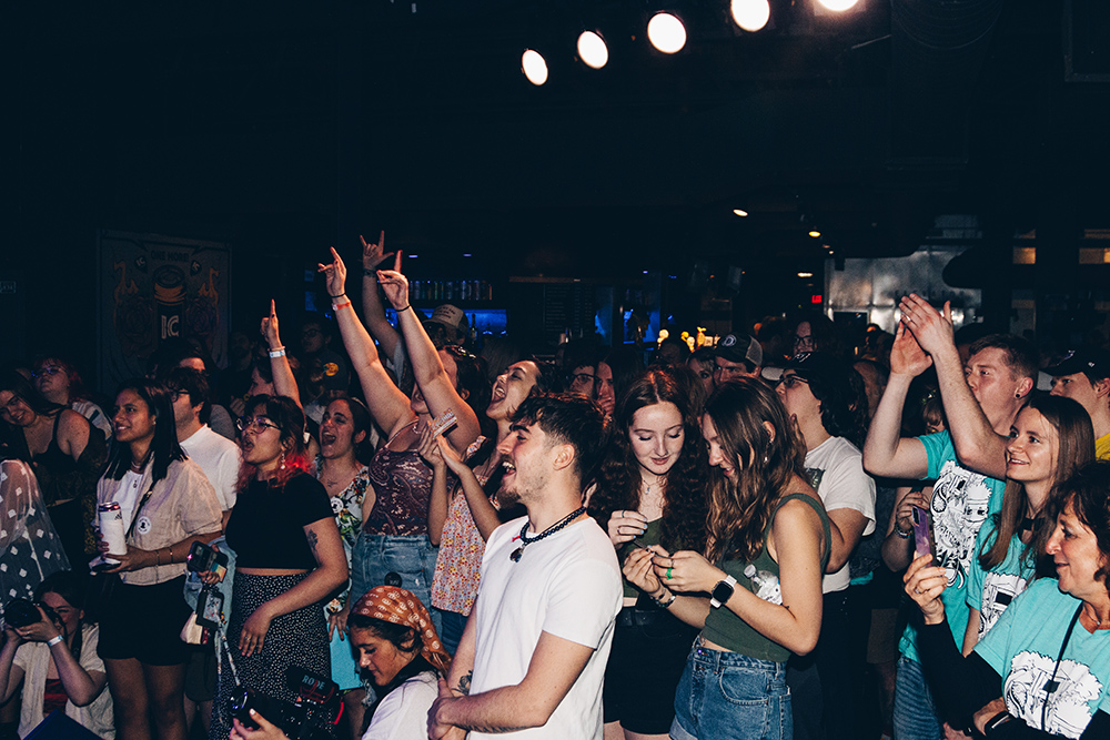 Pictured are attendees at the Pioneer Star Showcase at Stage AE. Photo by Ethan Stoner.