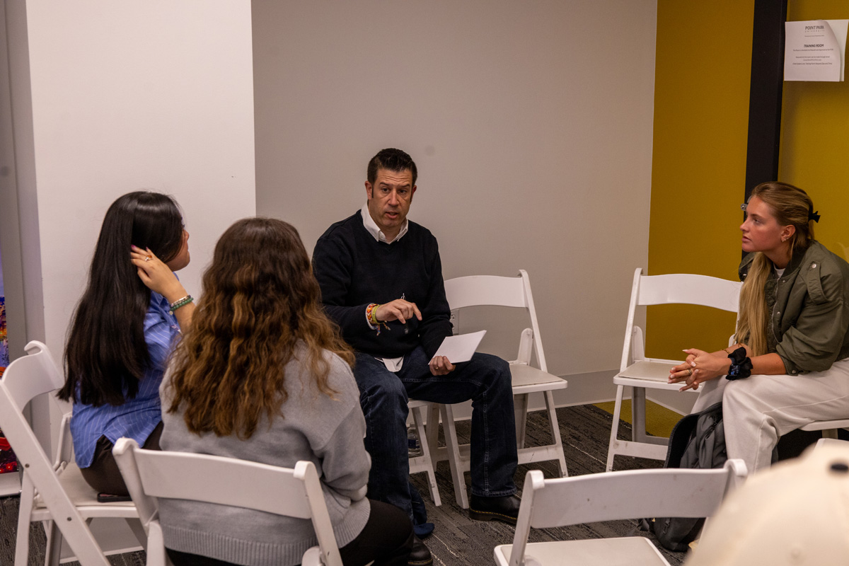 Students speed networking at SAEM Emerging Trends 2026.