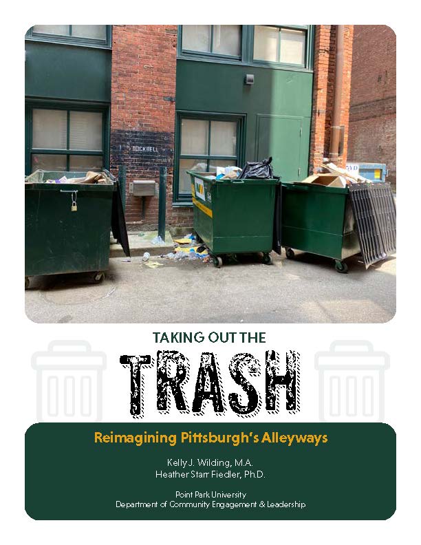 Pictured is the cover of the study, "Taking Out the Trash." Submitted photo.